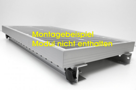 flache Montage Solarmodul