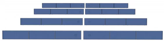 Solarluftkollektor Großanlage Frontansicht