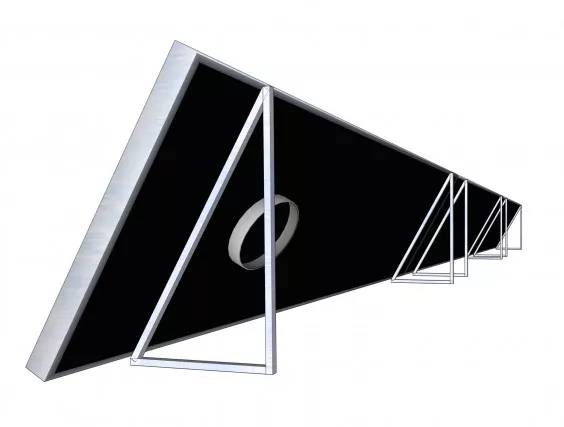 Luftkollekttoranlage SV90AX Rückseite