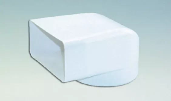 Adpater Flachkanal DN125 Bogen