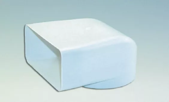 Adapter 90 Grad DN125 Flachkanal