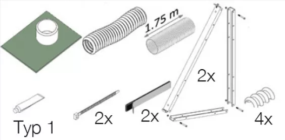 SolarVenti Dachmontagesatz