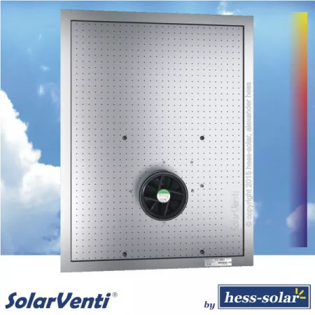 Rückansicht Solarventilator