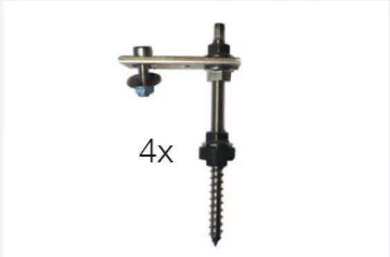 Stockschraube Solar Montage