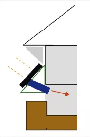 Montageschema Luftkollektor