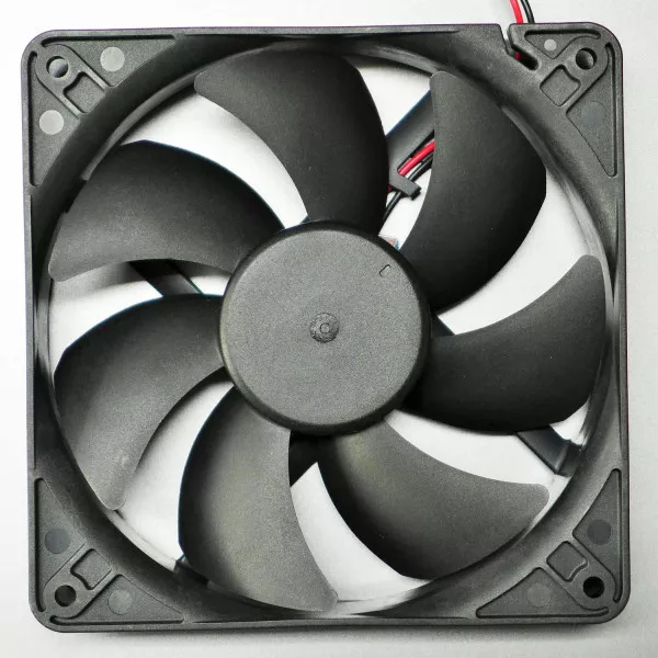 DC-Axiallüfter Ventilator Rückseite