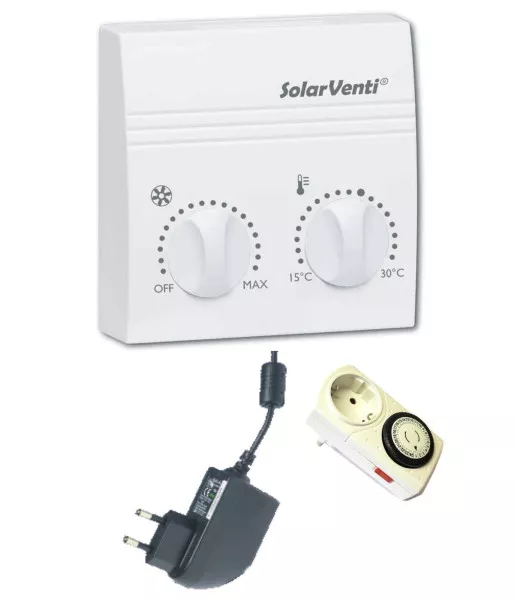 Komfortregler Typ 2, Netzteil, Zeitschaltuhr