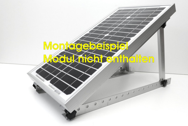 Montagebeispiel Aufständerung 30 Grad