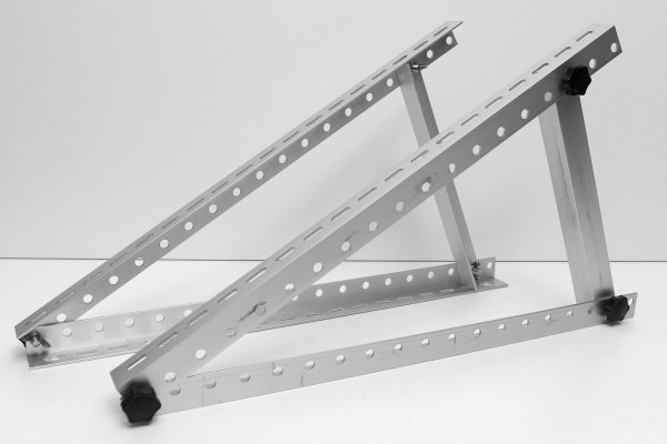 Aufständerung für kleines Solarmodul