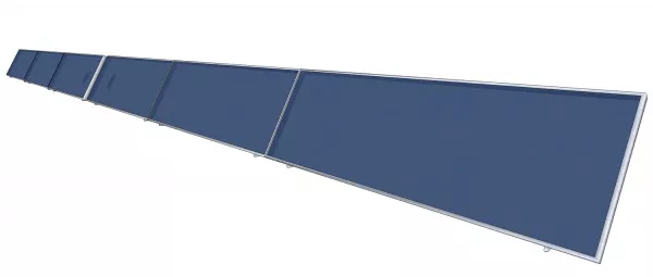 Luftkollektor Komplettanlage 18 Quadratmeter