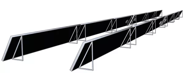 Warmluftanlage Rückseite