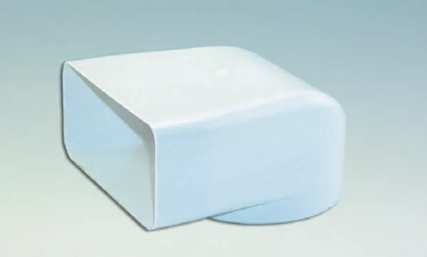 Adapter 90 Grad DN125 Flachkanal