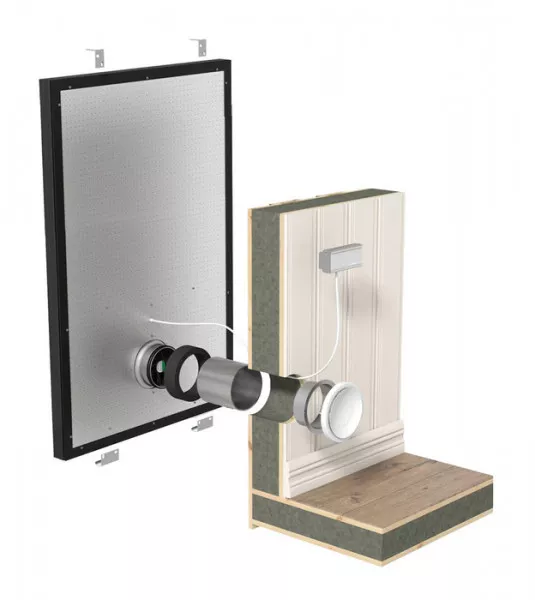 Solarventilator Aufbau