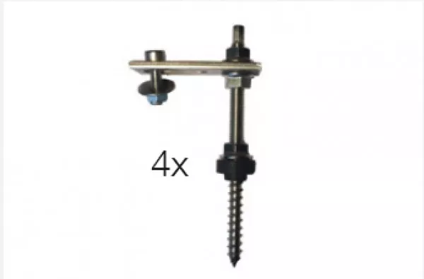 Stockschraube Solar Montage