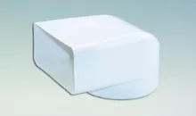 Adpater Flachkanal DN125 Bogen