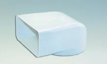 Adapter 90 Grad DN125 Flachkanal